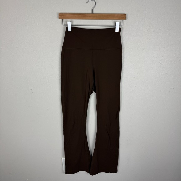 Tuckernuck Pants - Tuckernuck Pants High Rise Compression Millie Yoga Size S Brown Flare Leggings